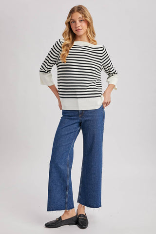 Raquel Boatneck Sweater: Tan