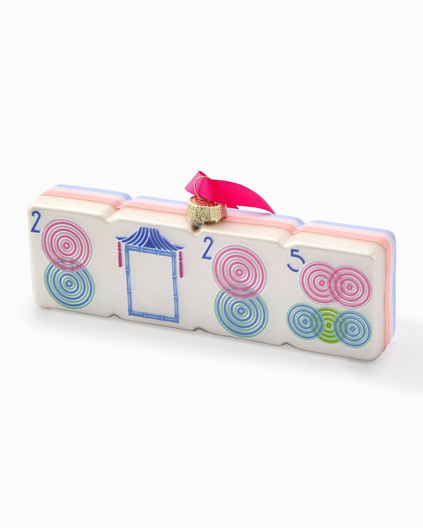 Oh My Mahjong 2025 Luminaire Ornament