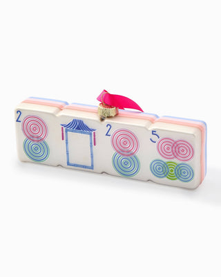 Oh My Mahjong 2025 Luminaire Ornament