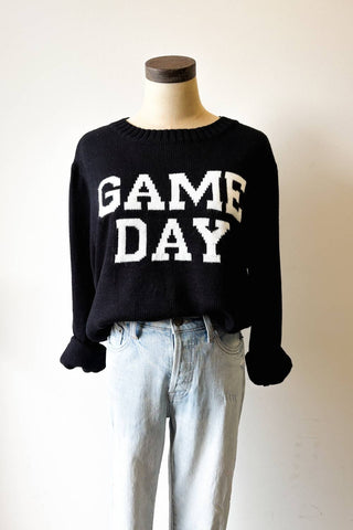 Game Day Sweater : Black
