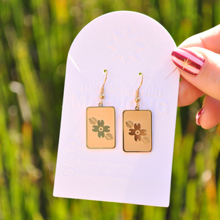 Mahjong Flower Power Earrings