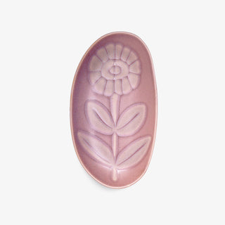 Floral Mauve Dice Dish