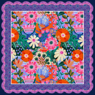 Poppy Mahjong Mat