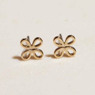 Gold Signature Studs: One Size