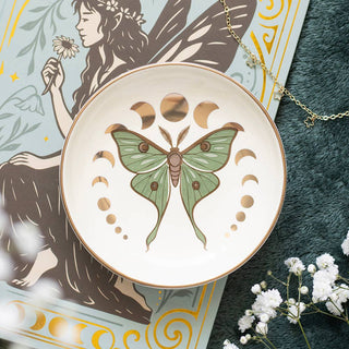 Moonphase Moth Trinket Dish