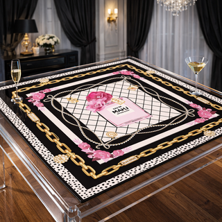 Bamboo Blossom Mahjong Mat – Eau de Mahj Collection: In Stock