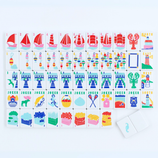 The New England Series: Mahjong Set with Nautical Flair