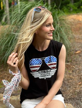 The Goose Sequin Muscle Tank