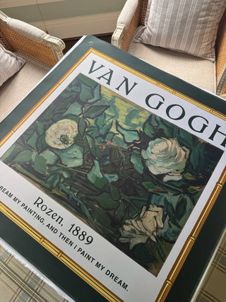 NEOPRENE Van Gogh Reversible Mahjong Mat – Starry Museum: Rozen | Roses