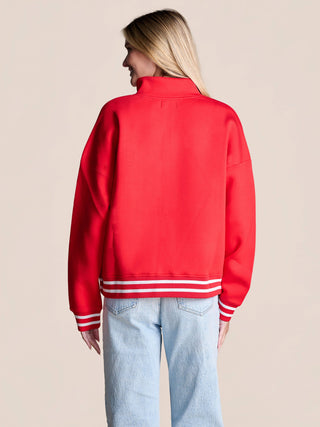 The Campus Quarterzip Pullover | Georgia: LG
