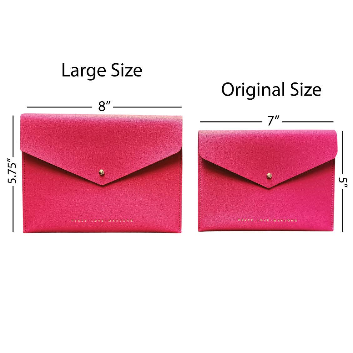Mahjon Card Clutch: Lilac - Large Size