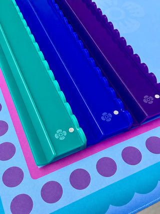 Woodlands Mahjong Society Scalloped Acrylic Racks