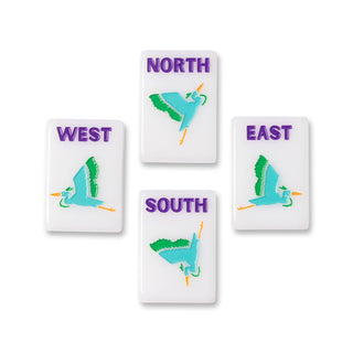 Amahj Signature Engraved Tile Set: White