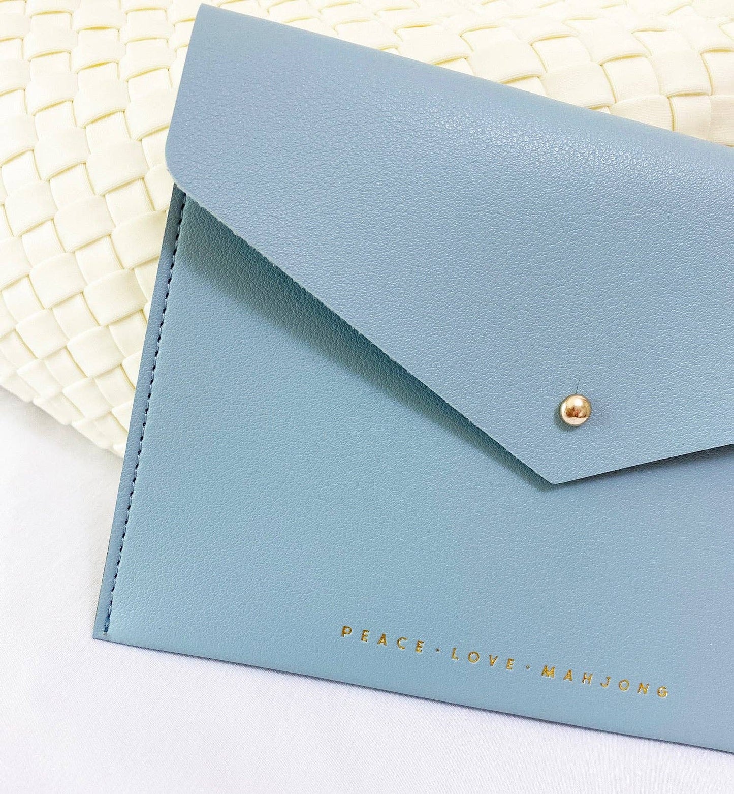 Mahjon Card Clutch: Lilac - Large Size