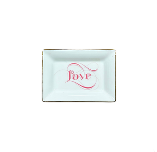 Trinket Tray- Leopard Pink Bow