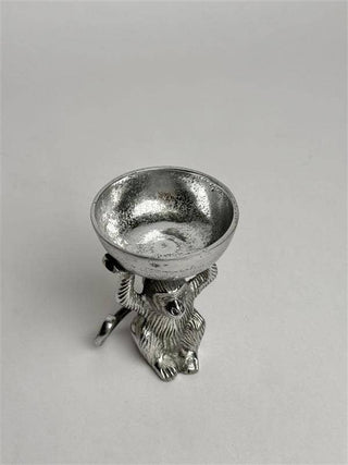 Small Silver Monkey Dice Dish