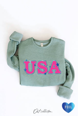 USA FOIL Graphic Sweatshirt