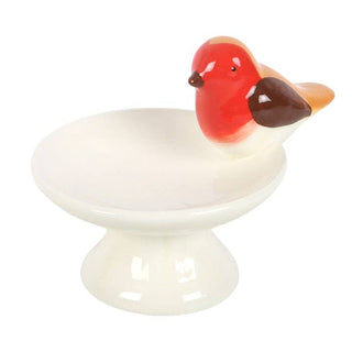 Robin Bird Bath Dice Dish