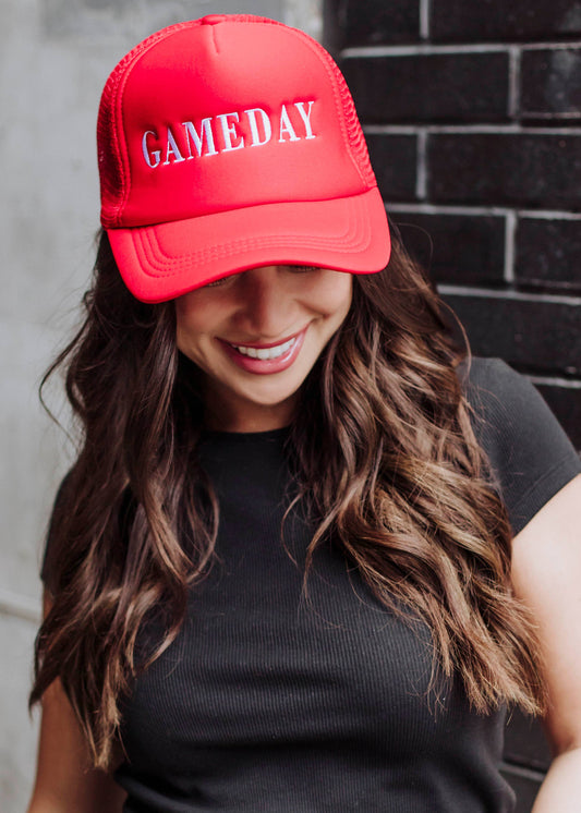 Red Game Day Trucker Hat