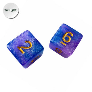 Sparkle Dice - Mahjong Specialty Dice - Gift Ready : Crimson