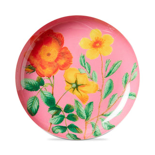 Pink Floral Dice Dish