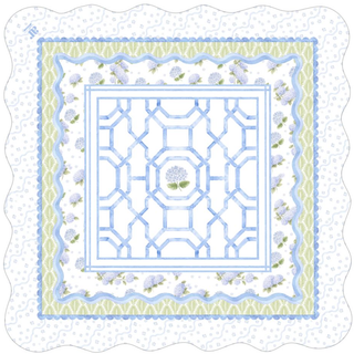 Hamptons Hydrangea Mahjong Mat (Preorder)