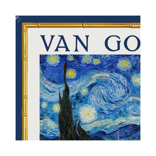NEOPRENE Van Gogh Reversible Mahjong Mat – Starry Museum: Sunflowers | Irises