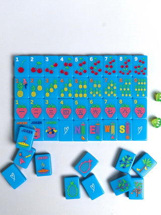 The Fruity Line Mahjong Tiles