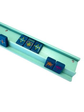 PLM Mint Wooden Mahjong Racks