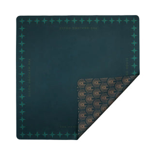 Deco Deep & Gold Double-Sided Mahjong Mat