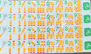 Teacher Mahjong Tiles