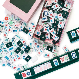 Green & White House Tiles