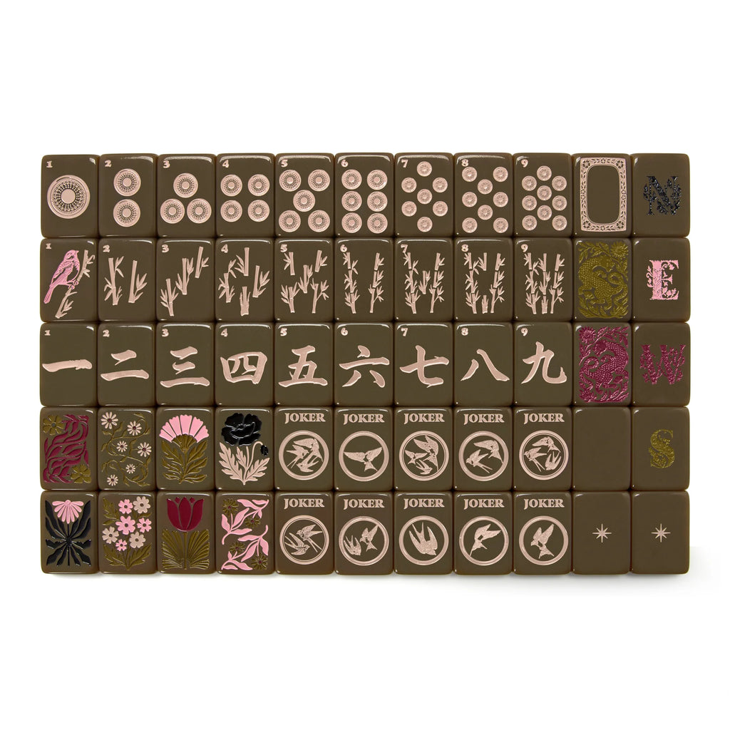 Haus No. 88 Mahjong Tile Set - Heritage Green – Wildflower and Rose