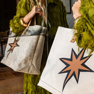 Canvas Mahjong Carryall Tote