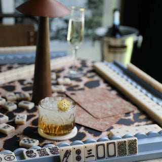 Blue Willow Scalloped Mahjong Rack Set (Preorder)