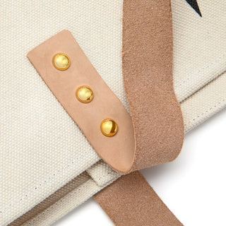 Canvas Mahjong Carryall Tote