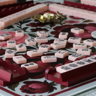 Mulberry Scalloped Mahjong Rack Set