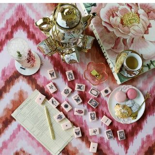 Haus of Tiles Rosaline Mahjong Mat