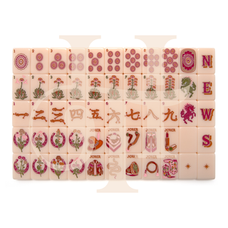 Wild Mare Mahjong Tile Set - Desert Rose