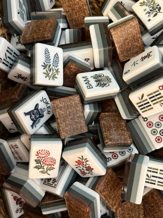 Mahjong Row Honey Weave Tile Set