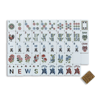 Mahjong Row Honey Weave Tile Set