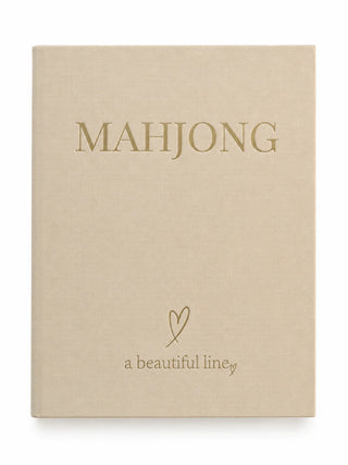 Mahjong Coffee Table Book Tile Storage (Beige)