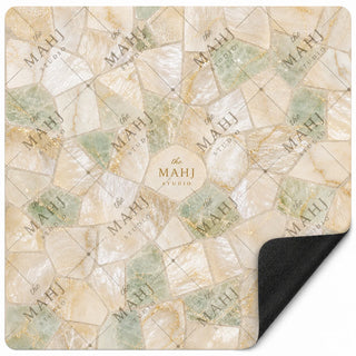 Pearl Stone Leatherette Mahjong Mat