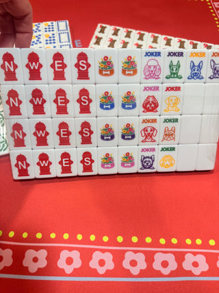 The Dog Line Mahjong Tiles