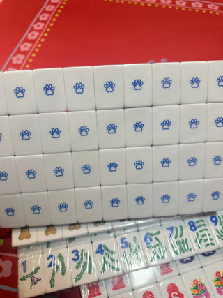 The Dog Line Mahjong Tiles