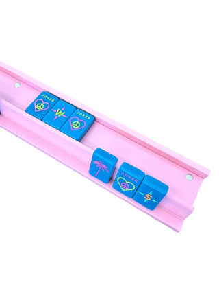 PLM Light Pink Wooden Mahjong Racks
