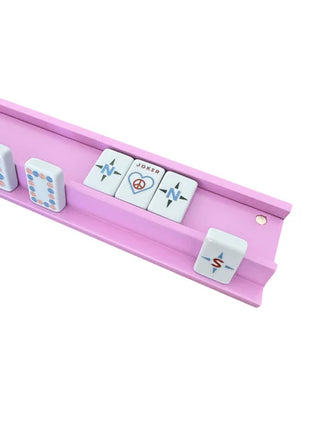 PLM Lilac Wooden Mahjong Racks