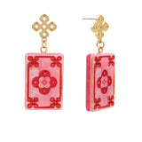 Mahjong Mystic Flower Earrings