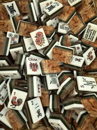 Mahjong Row Cypress Tile Set