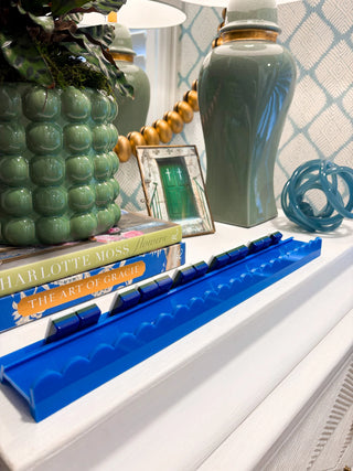 True Blue Scallop Rack and Pusher Set